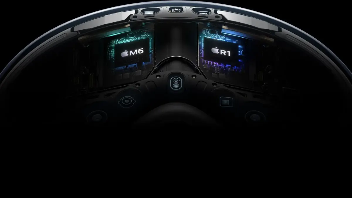 Apple Vision Pro met de M5- en R1-chip