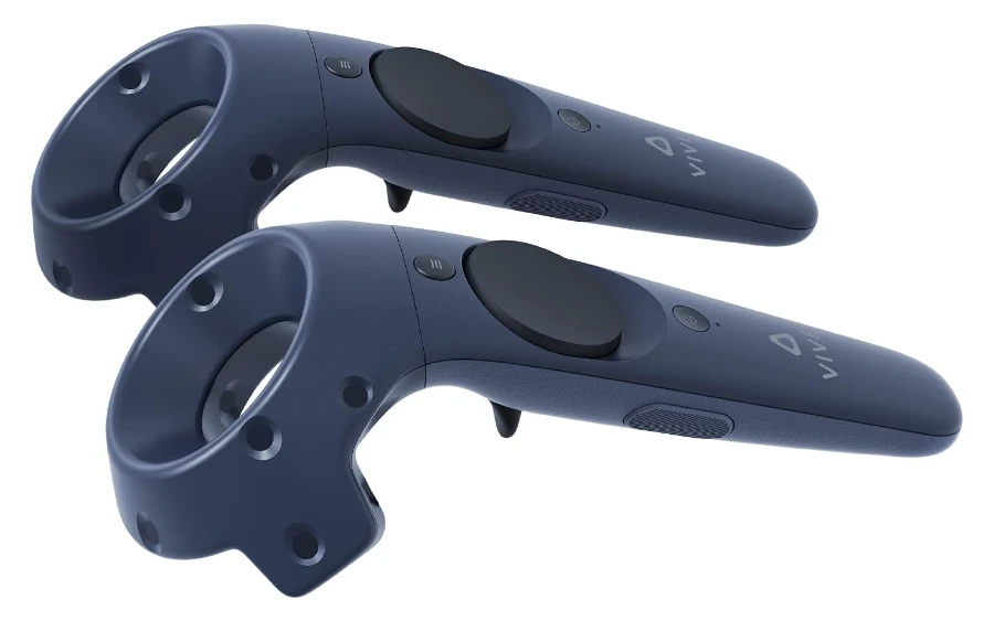 De controllers van de HTC Vive Pro 2 De controllers van de HTC Vive Pro 2
