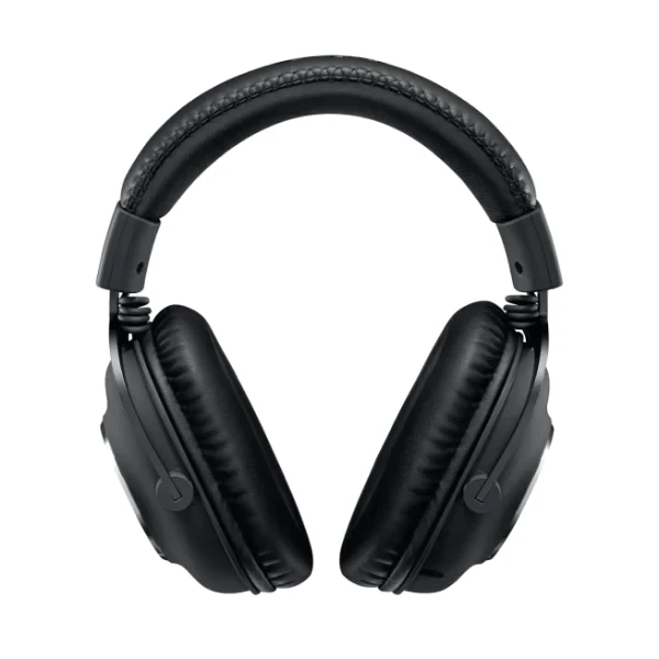 Zwarte Logitech G Pro gaming headset van voren Zwarte Logitech G Pro gaming headset van voren