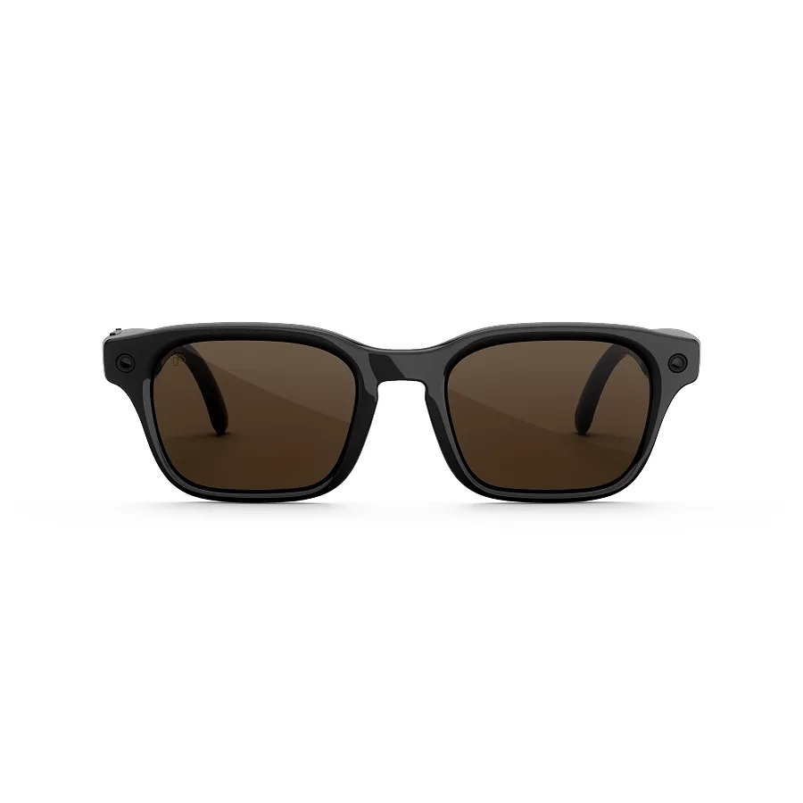 meta adventurer zwart Meta Adventurer, uitvoering Classic Black met bruine zonneglazen, recht van voren