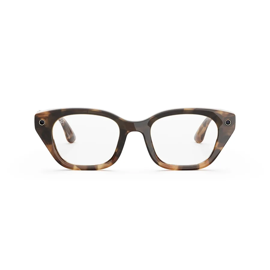 meta capri glasses Meta Capri, uitvoering Espresso Tortoise met heldere glazen, recht van voren