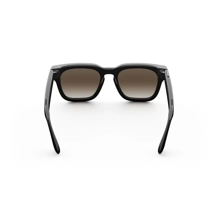 Meta Fury in Classic Black met Brown Gradient-glazen,... Meta Fury in Classic Black met Brown Gradient-glazen, van achteren