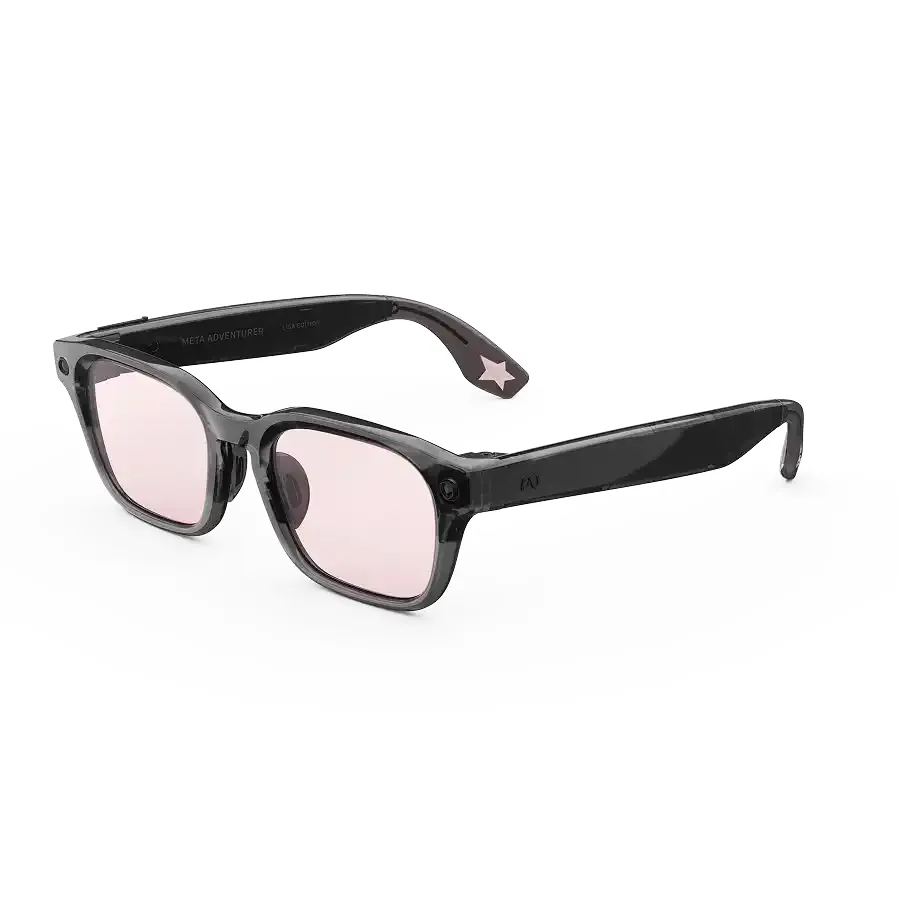 Meta Adventurer LISA Edition in Moonlit Sky met blush-glazen, van links