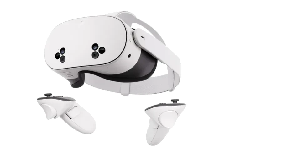 Meta Quest 3S met controllers