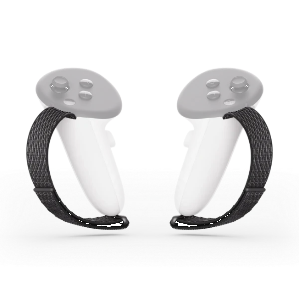 Twee Touch Plus-controllers met zwarte Active Straps Twee Touch Plus-controllers met zwarte Active Straps