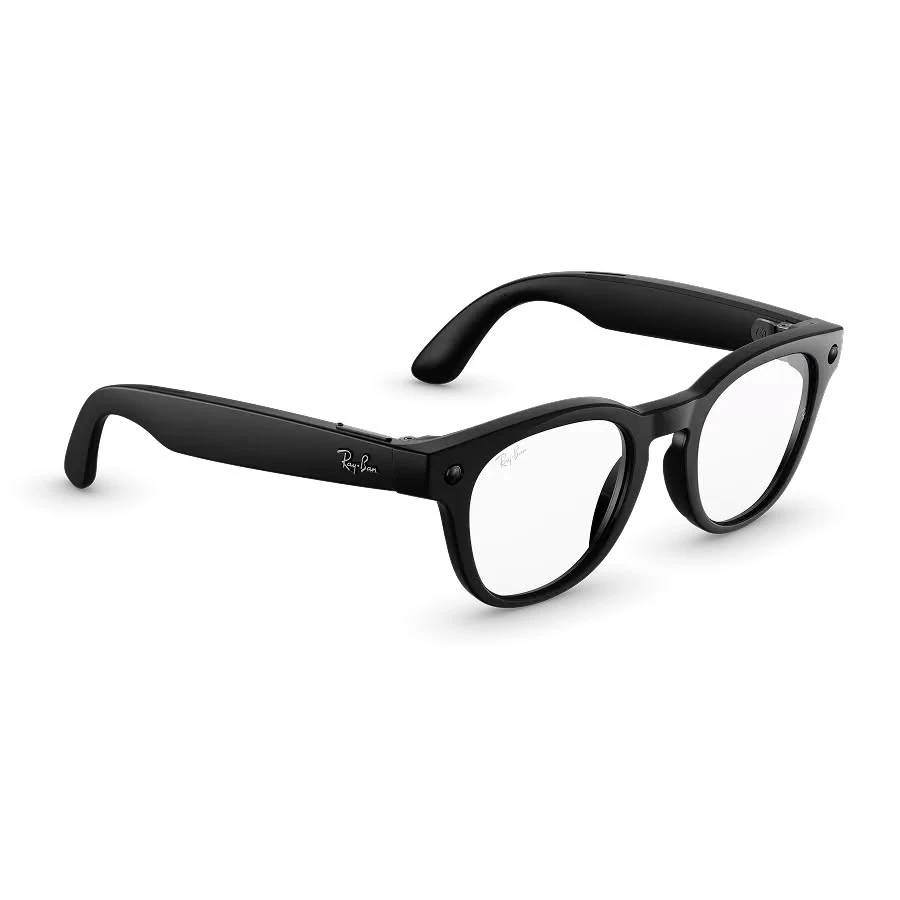 rayban meta scriber optics Ray-Ban Meta Scriber Optics in Shiny Black met Clear-glazen, van rechts
