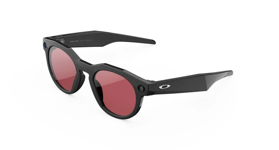 meta oakley hstn Oakley Meta HSTN in Black met Prizm Dark Golf-glazen, van links