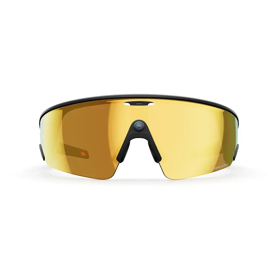 meta oakley vanguard Oakley Meta Vanguard in Black met Prizm 24K-glazen, recht van voren