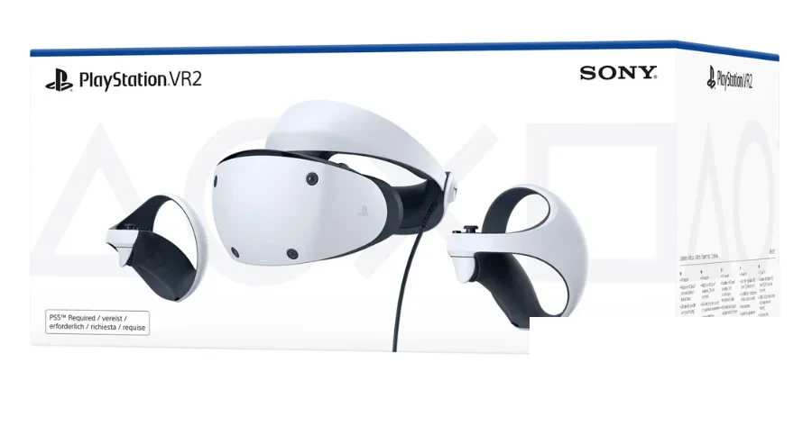 De doos van de Sony PS VR2 De doos van de Sony PS VR2